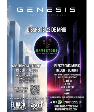 Comida de Brasa con Techno – 23 Mayo | Reserva Tardeo