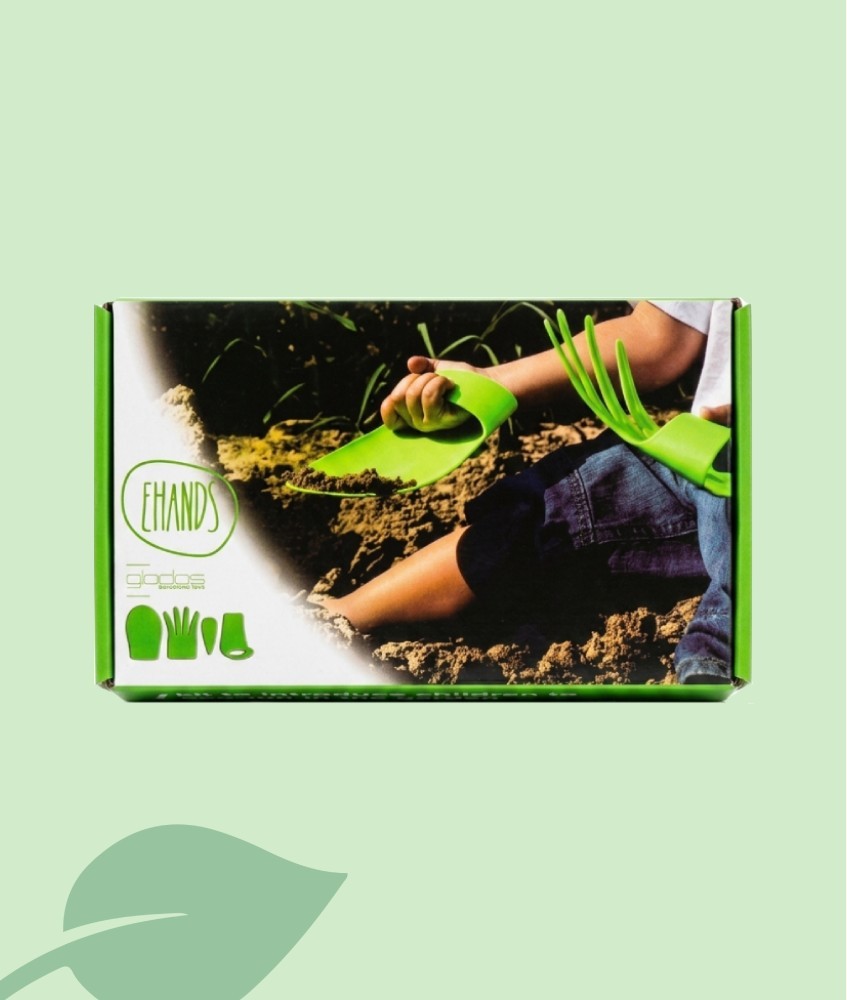 Kit Jardinería Infantil EHANDS | 3 Herramientas Reales + Bolsa