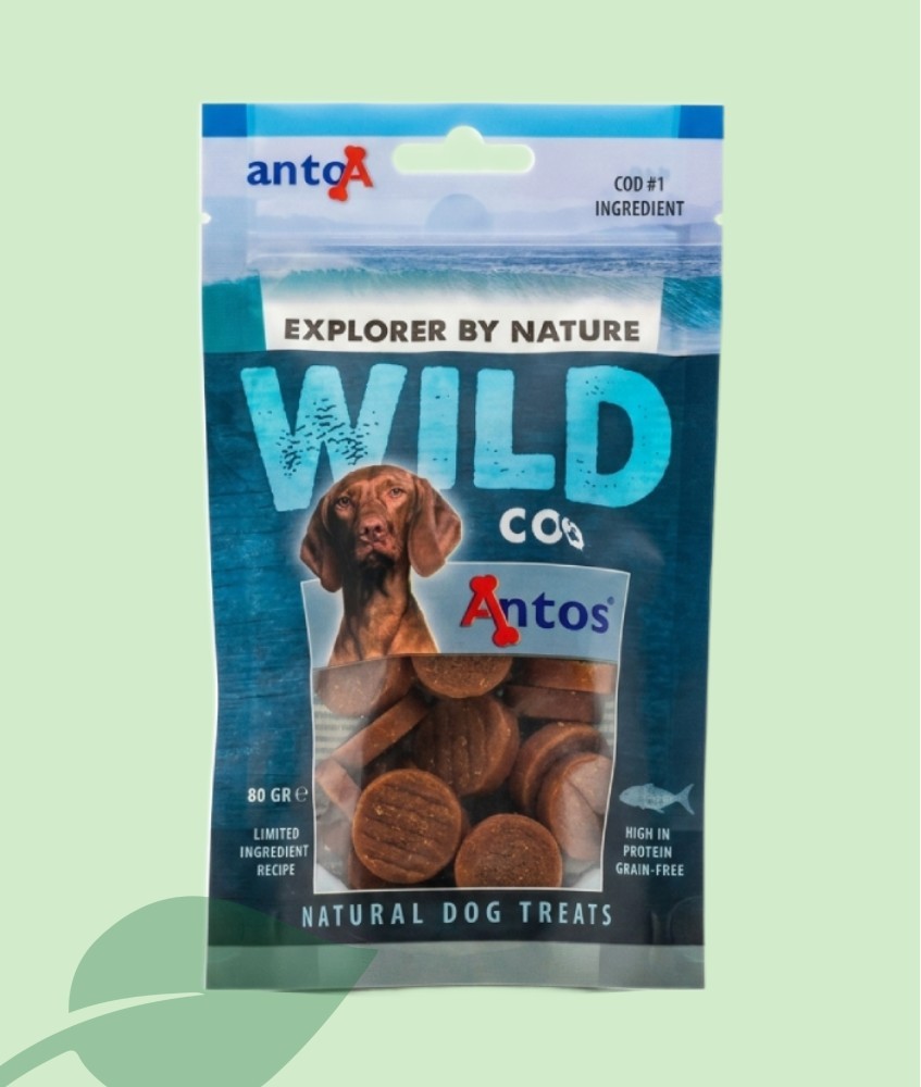 Wild Premios de Bacalao 80 g | Snack Natural para Perros