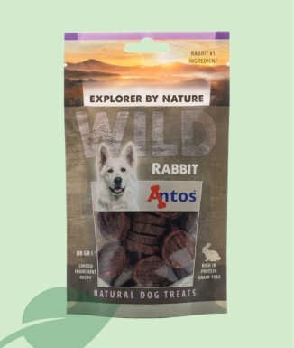 Wild Premios de Conejo 80 g | Snack Natural para Perros