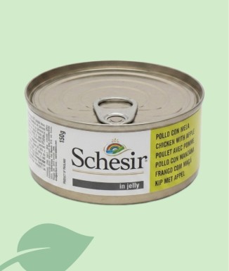Schesir Dog Pollo con Manzana 150 g | Comida Húmeda