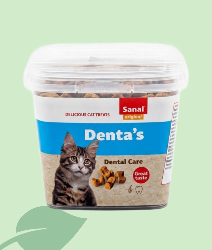 Sanal Dental Bites Snacks per a Gats 75 g | Cura Bucal
