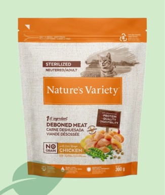 Nature's Variety Cat Sterilized No Grain Pollastre 300 g | Pinso Gats