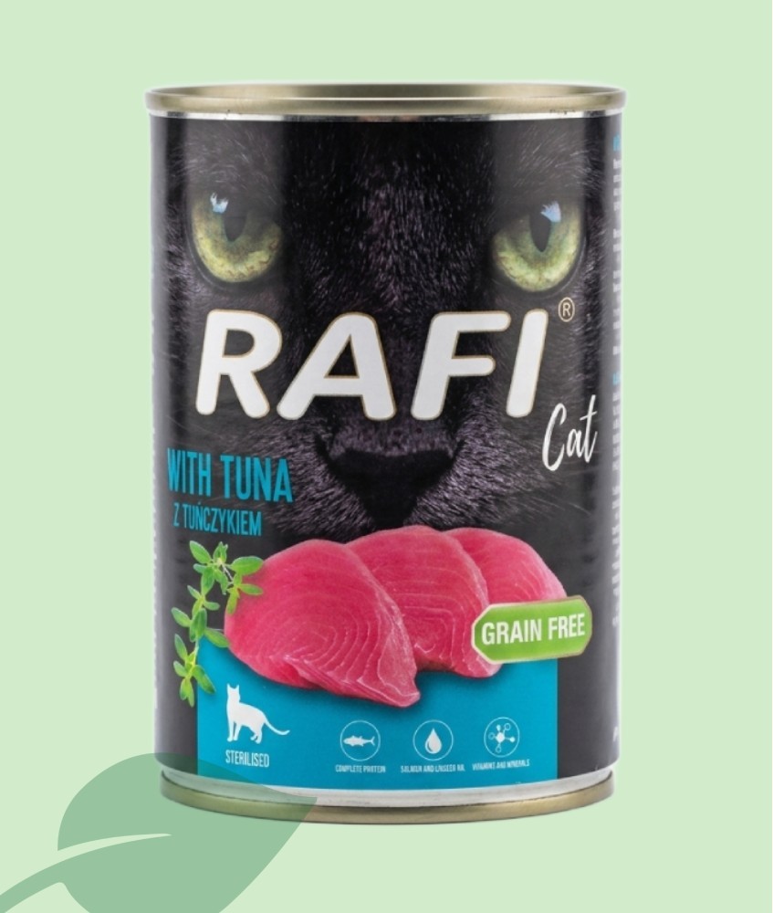 Rafi Cat Paté de Atún 400 g | Comida Húmeda para Gatos