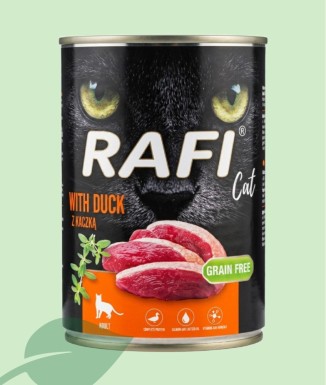 Rafi Cat Paté d'Ànec 400 g | Menjar Humit per a Gats