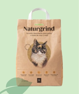 Wuapu Naturgrind Blat de Moro i Mill 6 L | Sorra Gats Aglomerant