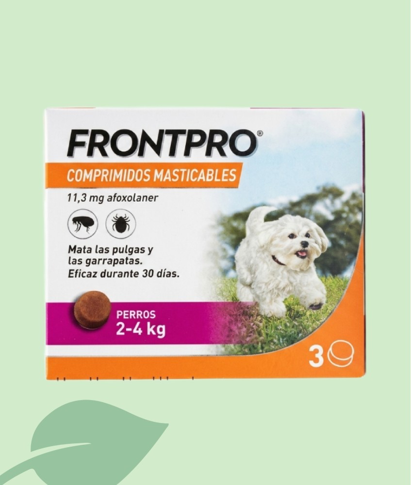 Frontpro Gossos 2-4 kg (3 Comprimits) | Antiparasitari Oral
