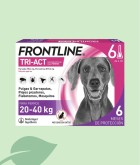 Frontline Tri-Act Gossos 20-40 kg (6 Pipetes) | Envàs Semestral