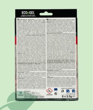Ecogel Trampa Cucarachas 6 u. – gel insecticida eficaz