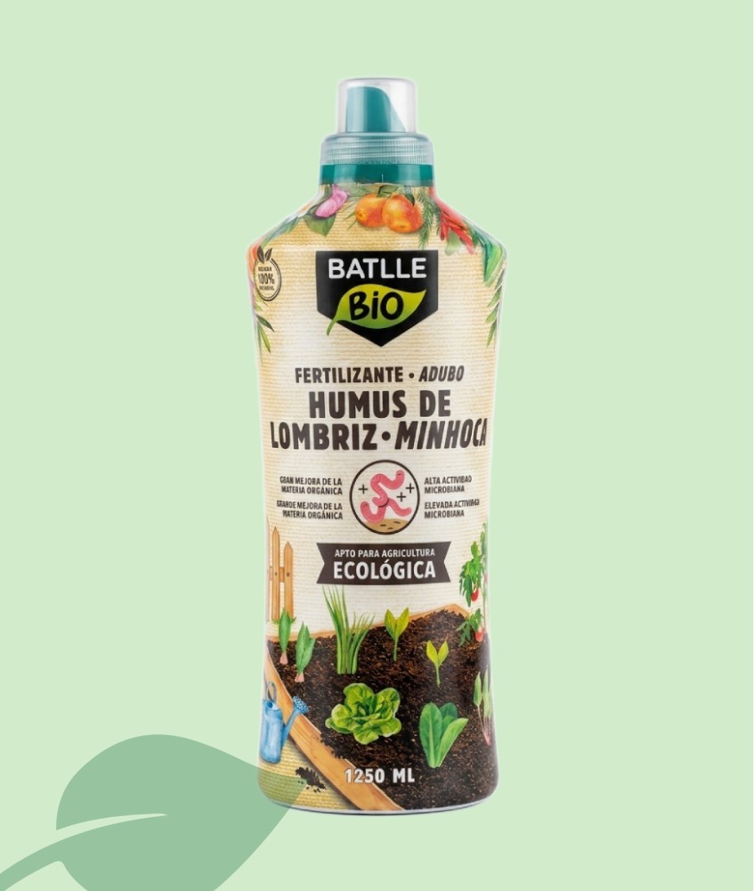 Batlle Bio Humus de Cucs 1L | Fertilitzant Ecològic Líquid