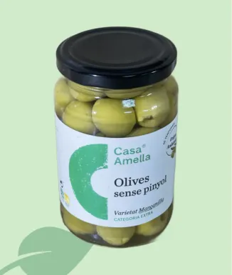 Olives Mançanilla sense pinyol Casa Amella 220 g