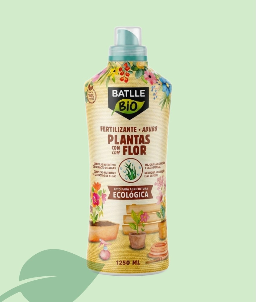 Batlle Bio Abono Plantas con Flor | Fertilizante Ecológico Líquido