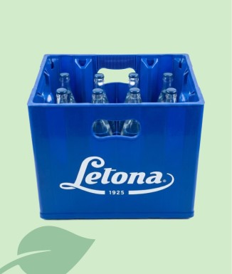 Llet Sencera Letona Vidre 1L | Ampolla Individual Tradicional