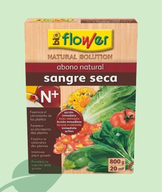Abono Natural Sangre Seca Flower 800g | Nitrógeno Inmediato