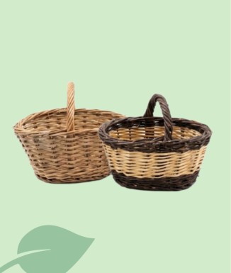 Cesta de Mimbre para Setas 22 a 55 cm | Cestería Artesanal