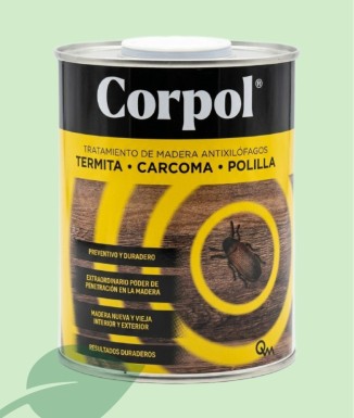 Corpol Anti-Xilófagos y Termitas 750 ml | Tratamiento Madera