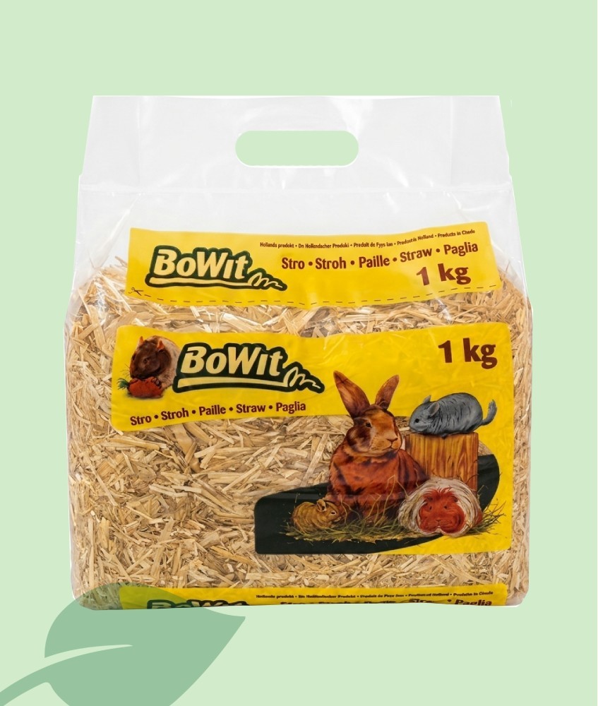 BoWit Palla Natural 1 Kg | Llit per a Conills i Roedors