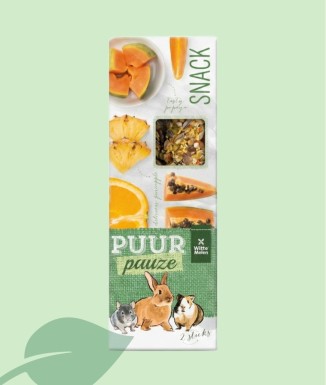 Witte Molen PUUR Pauze Barretes Taronja, Papaia i Pinya 110g