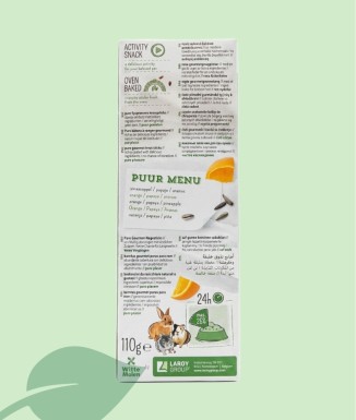 Witte Molen PUUR Pauze Barretes Taronja, Papaia i Pinya 110g