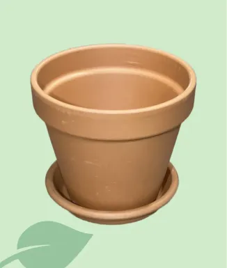 Maceta terracota clásica con plato – maceta para plantas