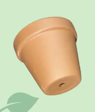 Maceta terracota clásica con plato – maceta para plantas