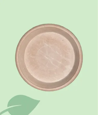 Maceta grafito terracota con plato – Ø 23 cm / 25 cm