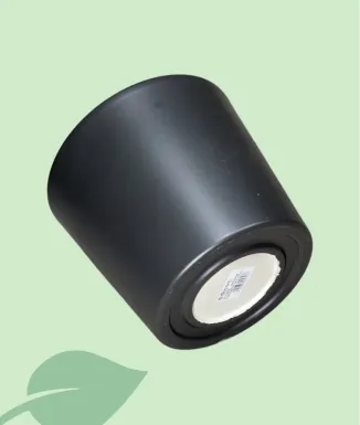 Maceta Olimpia 19 cm blanco / antracita – sin plato