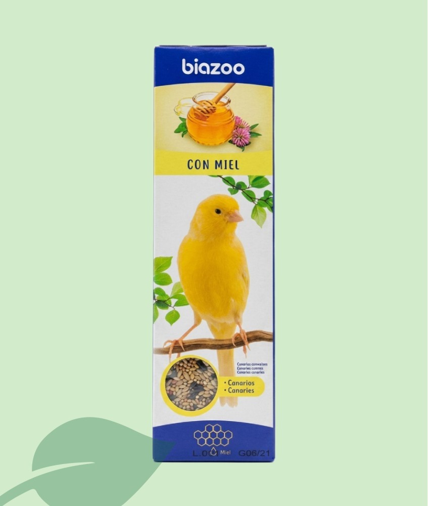 Biazoo Barritas con Miel para Canarios 60g | Pack de 2 u.