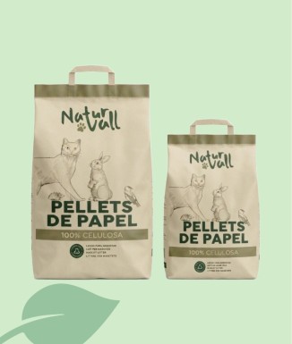 PladeVall Llit Pellets de Paper 10L i 30L | Per a Rosegadors
