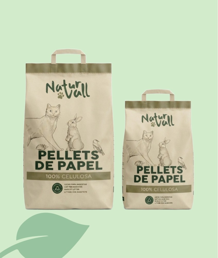 PladeVall Llit Pellets de Paper 10L i 30L | Per a Rosegadors