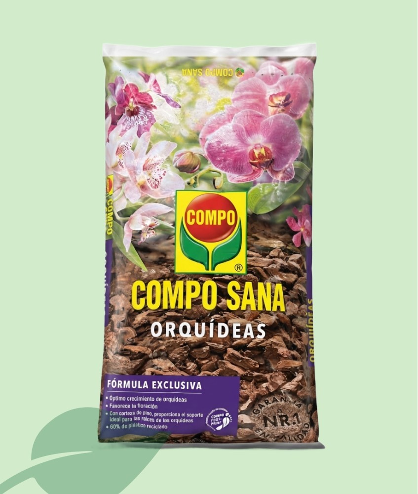 COMPO SANA Sustrato Orquídeas 5 L | Especial Corteza de Pino