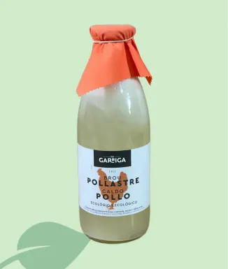 Caldo de pollo ecológico 1 L – Can Garriga