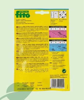 Llavors Bleda Verda Blanver Fitó 25g | Format Gran