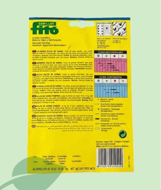 Llavors Carbassa Dolça de Forn Fitó 6g | 18-60 Llavors