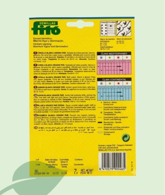 Llavors Ceba Calçots Fitó 7g | Ceba Mare Calçotada