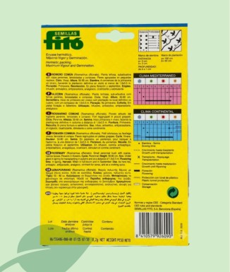 Llavors Romaní Fitó 0.2g | Planta Aromàtica i Medicinal