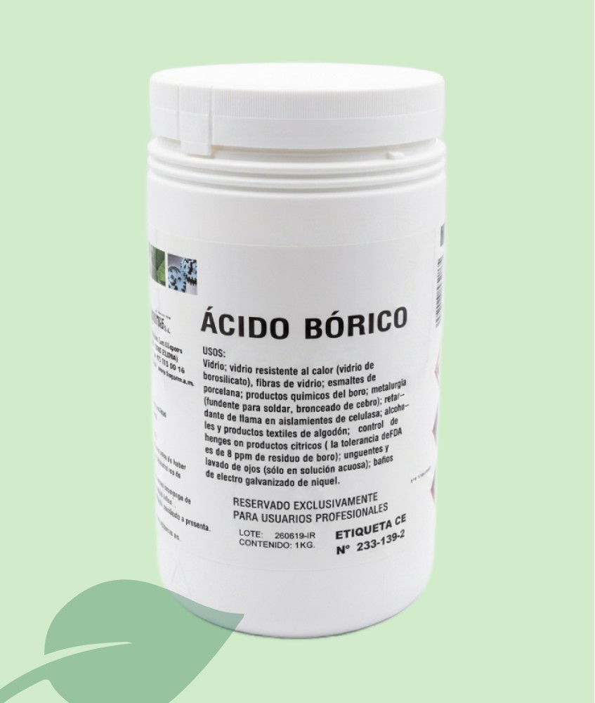 Ácido Bórico Tequima 1kg | Uso Profesional e Industrial