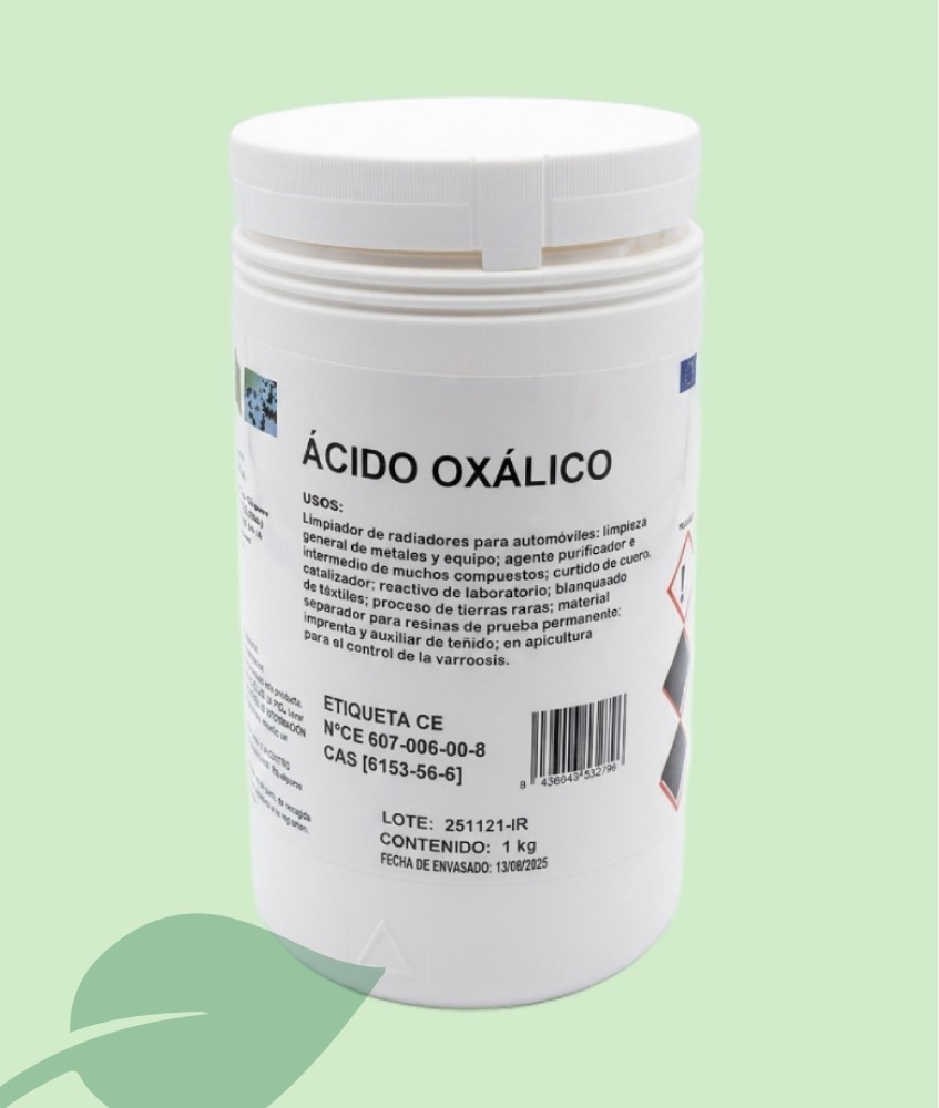 Ácido Oxálico Tequima 1kg | Limpiador de Metales y Apicultura