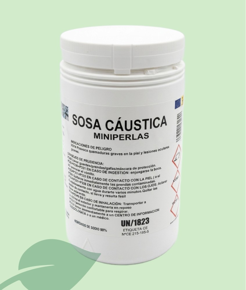 Sosa Càustica Miniperles 98% Tequima 1kg | Desembussador i Sabons
