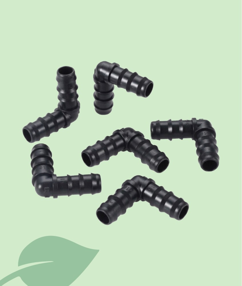 Pack 6 Codos 90° 16mm Maiol | Conector Codo Riego Goteo