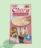 Churu Cat Tonyina amb Salmó 4x14g | Inaba Snack Cremós