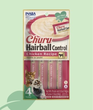 Churu Hairball Control Pollastre 4x14g | Snack Anti Boles de Pèl