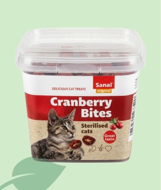 Sanal Snack Gatos Pollo y Arándanos 75g | Salud Urinaria