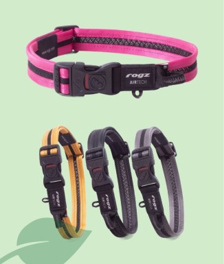 ROGZ AirTech Classic - Collar Ajustable per a Gossos