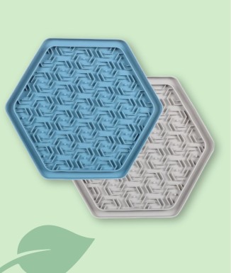 Flamingo Lick Pad Jelly - Alfombrilla para Lamer Gris o Azul