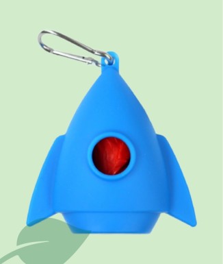 RECORD Dispensador de Bosses per a Gossos Coet Blau