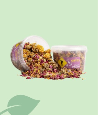 Miniorycs Snack Prado 50 g | Snack Natural para Conejos