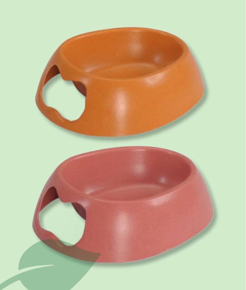 CAMON - Comedero de Bambú para Perros | 200-500 ml