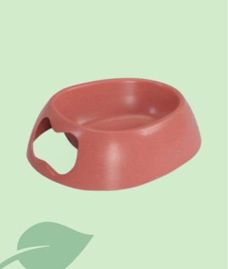 CAMON - Comedero de Bambú para Perros | 200-500 ml