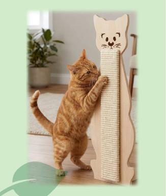 Trixie Rascador para Gatos con Forma de Gato 59 cm